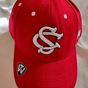 South Carolina Gamecocks Fitted Men's Hat - Garnet